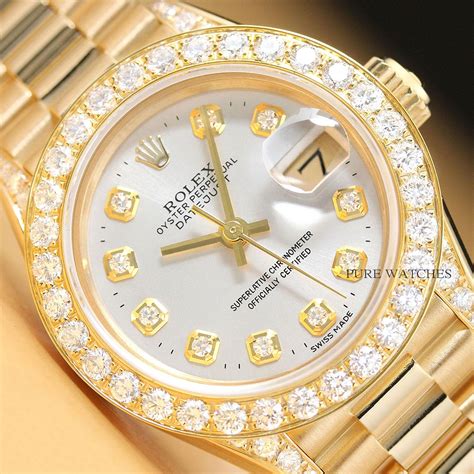 best women gold rolex value|18k gold rolex women's watch.